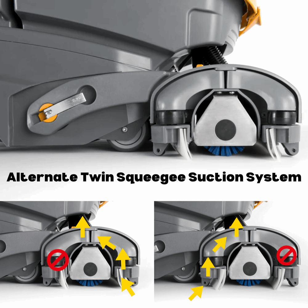 Ghibli Rolly NRG cylinder brush scrubber dryer floor cleaning machine for small to medium size areas