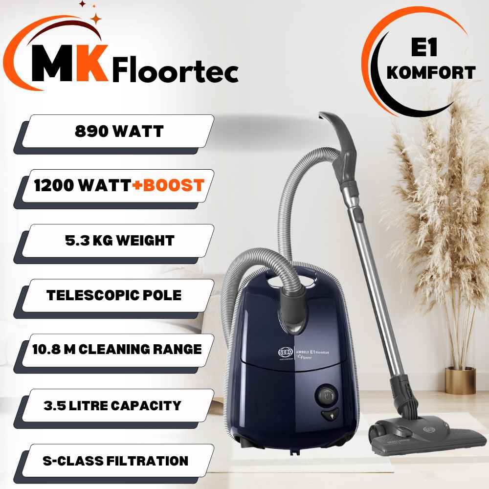 SEBO AIRBELT E1 Komfort ePower +Boost Navy 92624GB