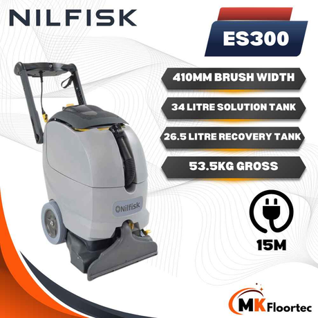 Nilfisk ES300 Industrial Walk Behind Carpet Cleaning Extractor