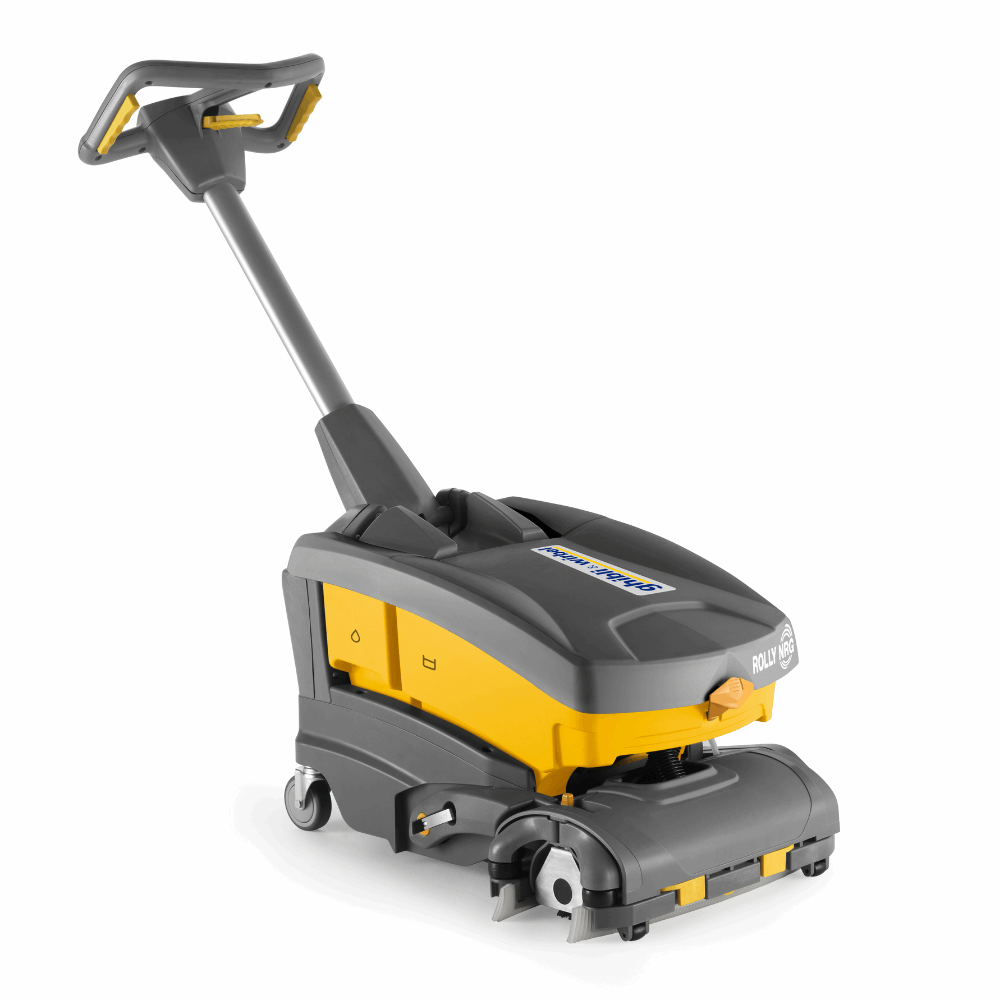 Ghibli & Wirbel ROLLY NRG 7½ M 33: a compact scrubber dryer for effective floor cleaning in corridors and tight areas.