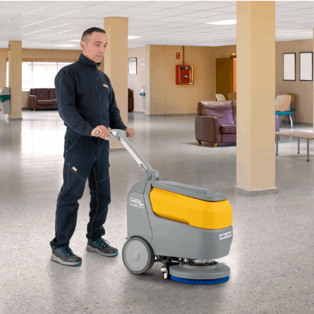 Ghibli & Wirbel ROYAL 15 M 38 BC Scrubber Dryer Lithium Plus Battery Powered Compact Floor Cleaning Machine