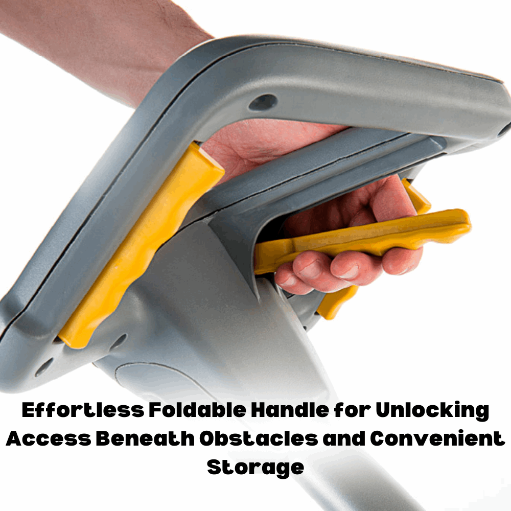 Ghibli & Wirbel ROLLY NRG small floor scrubber foldable handle, storage