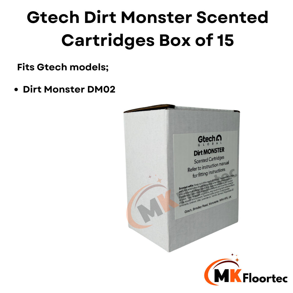 Gtech Dirt Monster Scented Cartridges