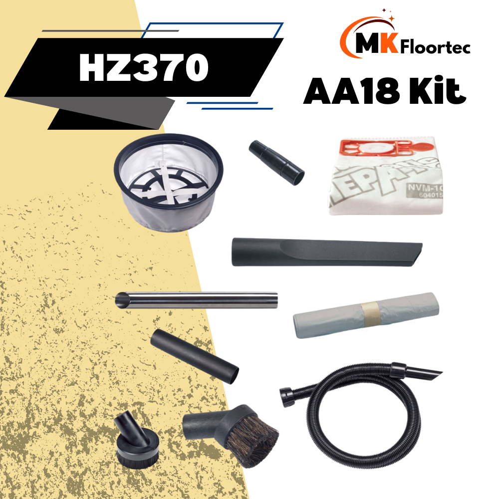 Numatic AA18 tool kit and attachments for HZ370 H-Class Asbestos vacuum cleaner