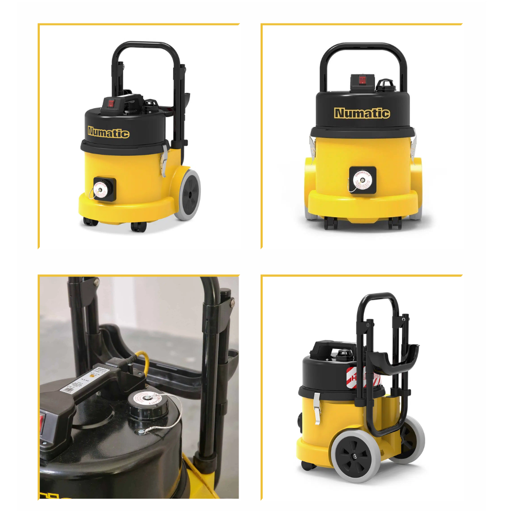 Numatic HZ390L H-Class worksite certified Asbestos and Soot vacuum cleaner and extractor