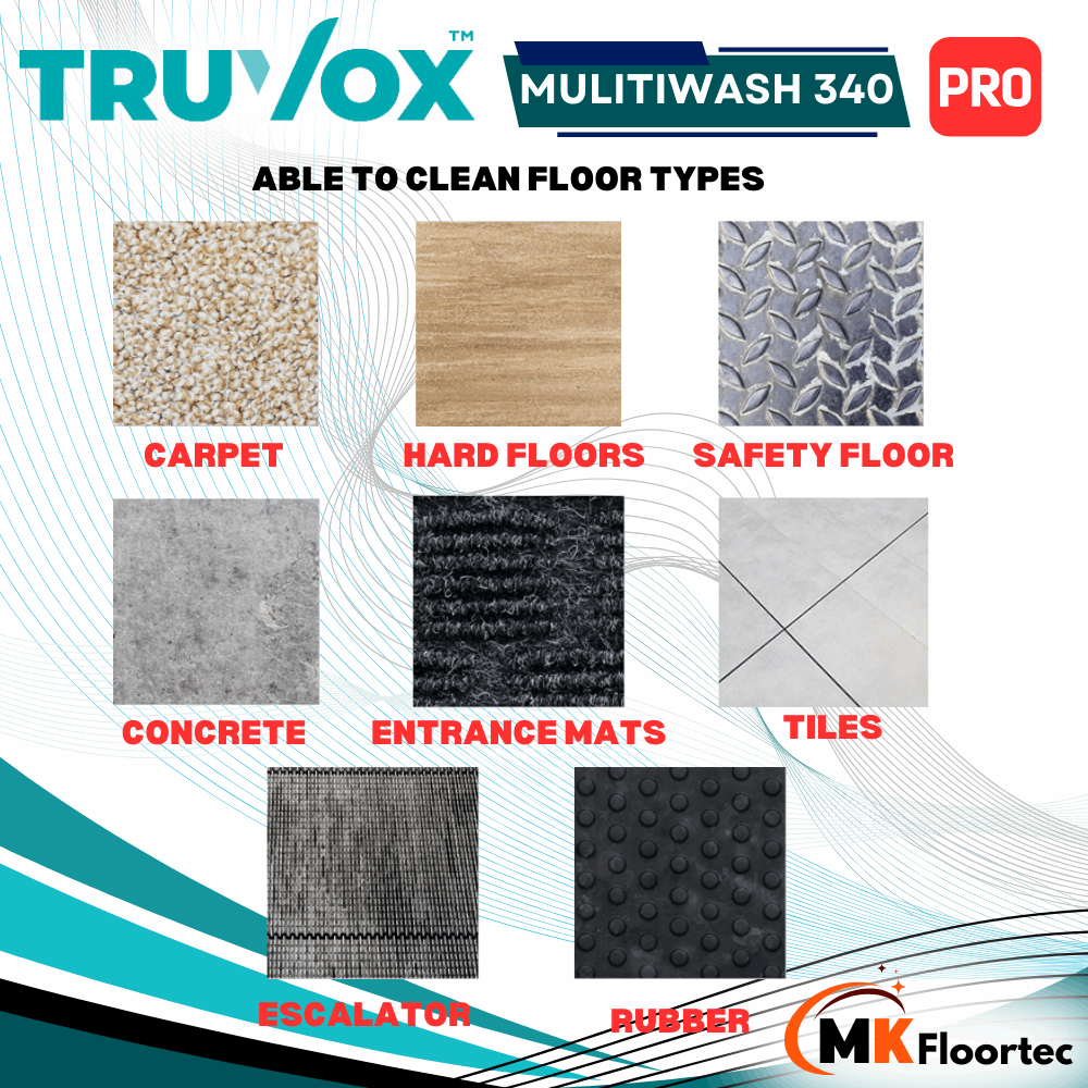 Truvox Multiwash Pro 340 Floor Scrubber Dryer