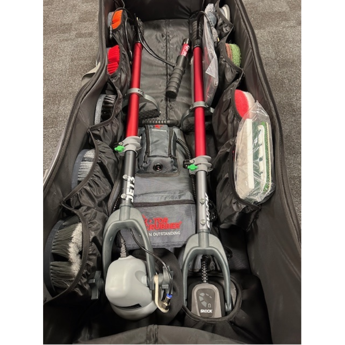 MotorScrubber M-Case Pro+ Cleaning Kit Including Shock