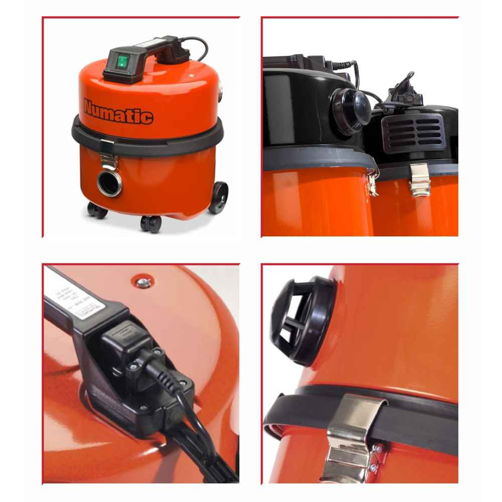 Numatic NQS250B All Steel Commercial Cylinder Vacuum Cleaner