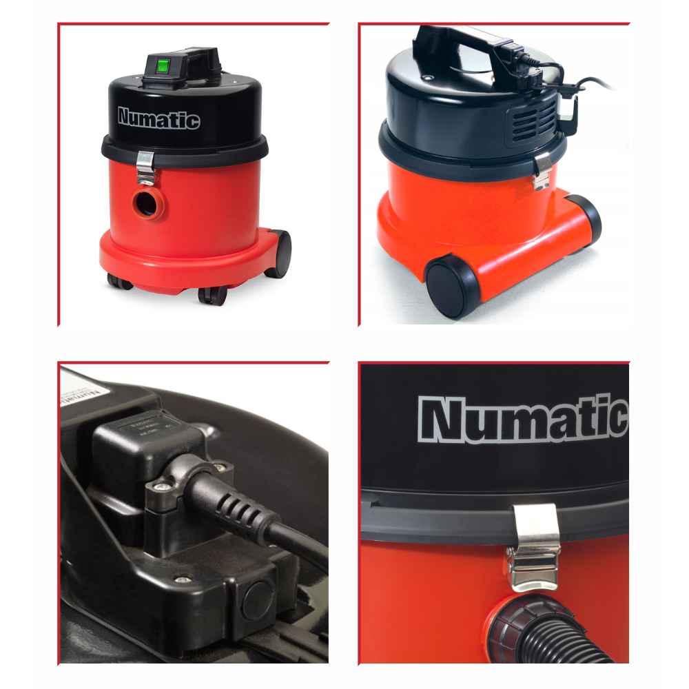 Numatic NVQ370 Commercial Vacuum Cleaner With Steel Head