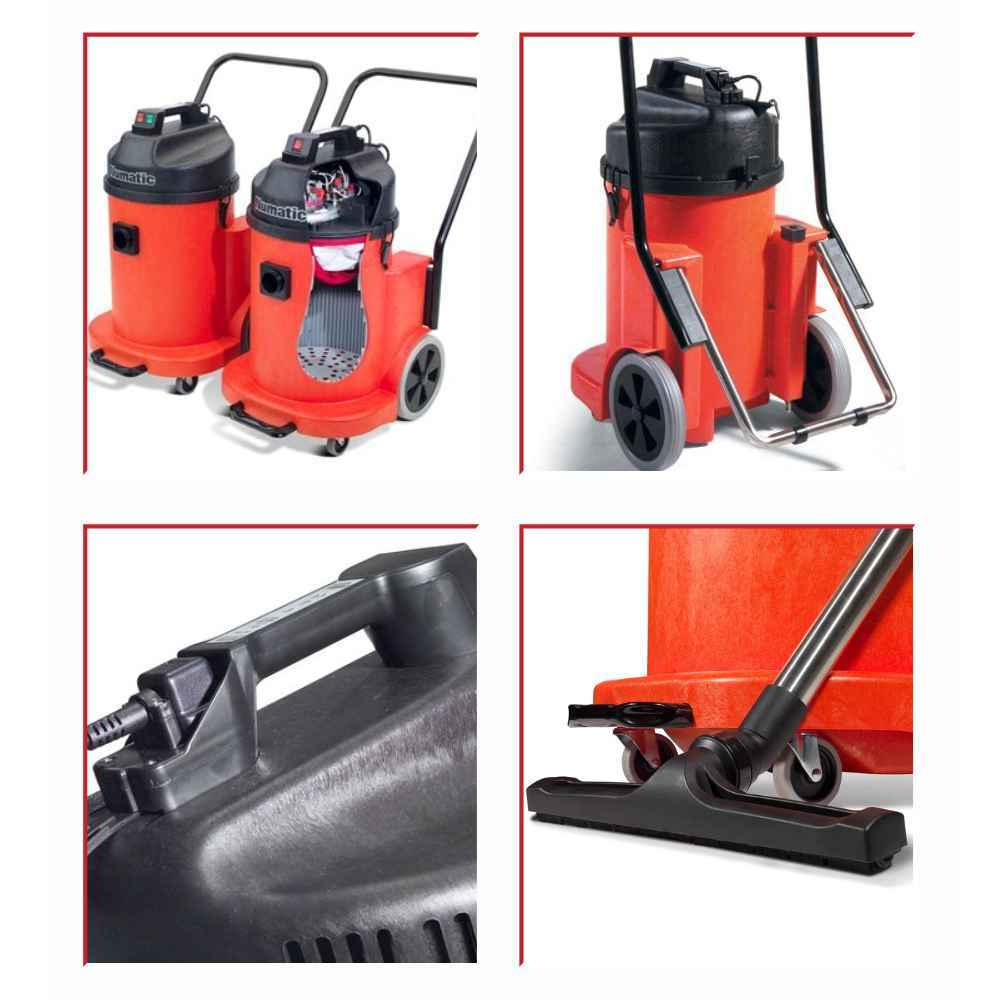 Numatic NVDQ900 Large Industrial Dry Vacuum Cleaner Twin Motor
