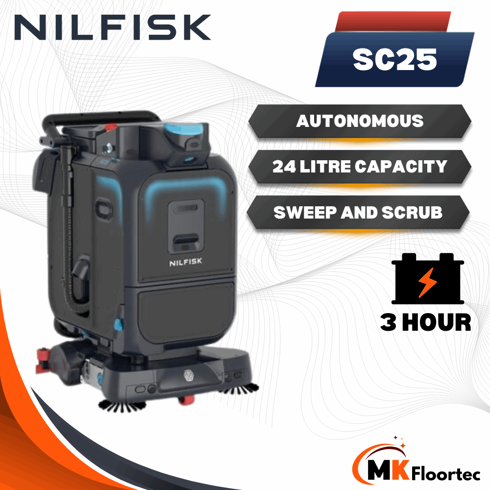 Nilfisk SC25 robotic floor cleaning machine specification