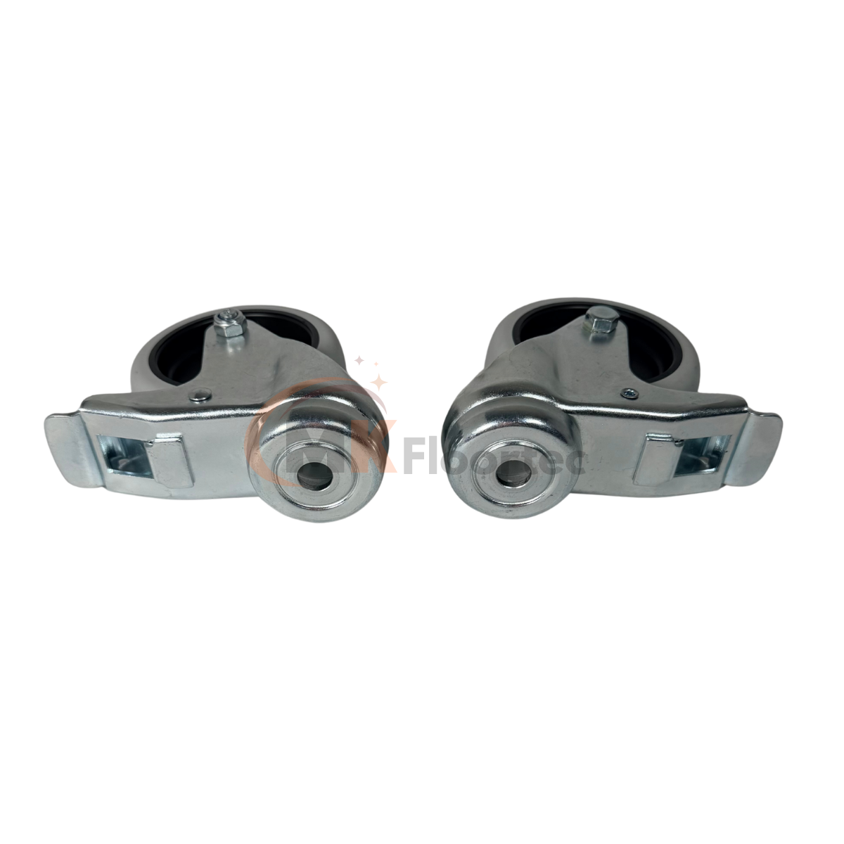 Nilfisk 107417120 Front Castor Wheel D75 Set with Brake (2 Pcs) for ATTIX 33, 44#7