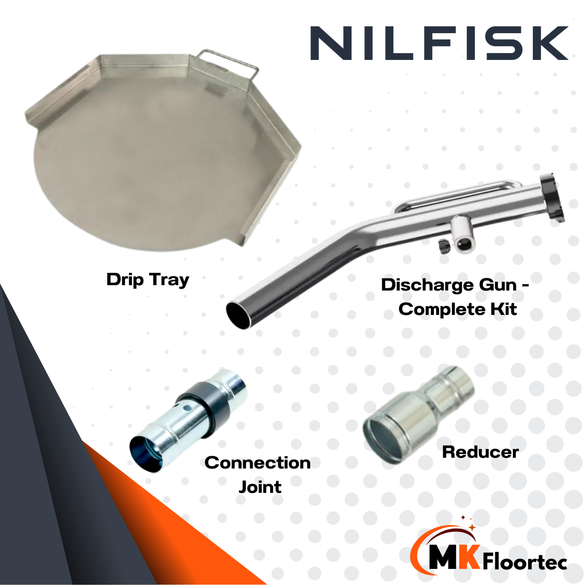 Nilfisk OIL230 E Industrial Vacuum Cleaner Oil, Coolant, Chip CB5014 + Full Kit
