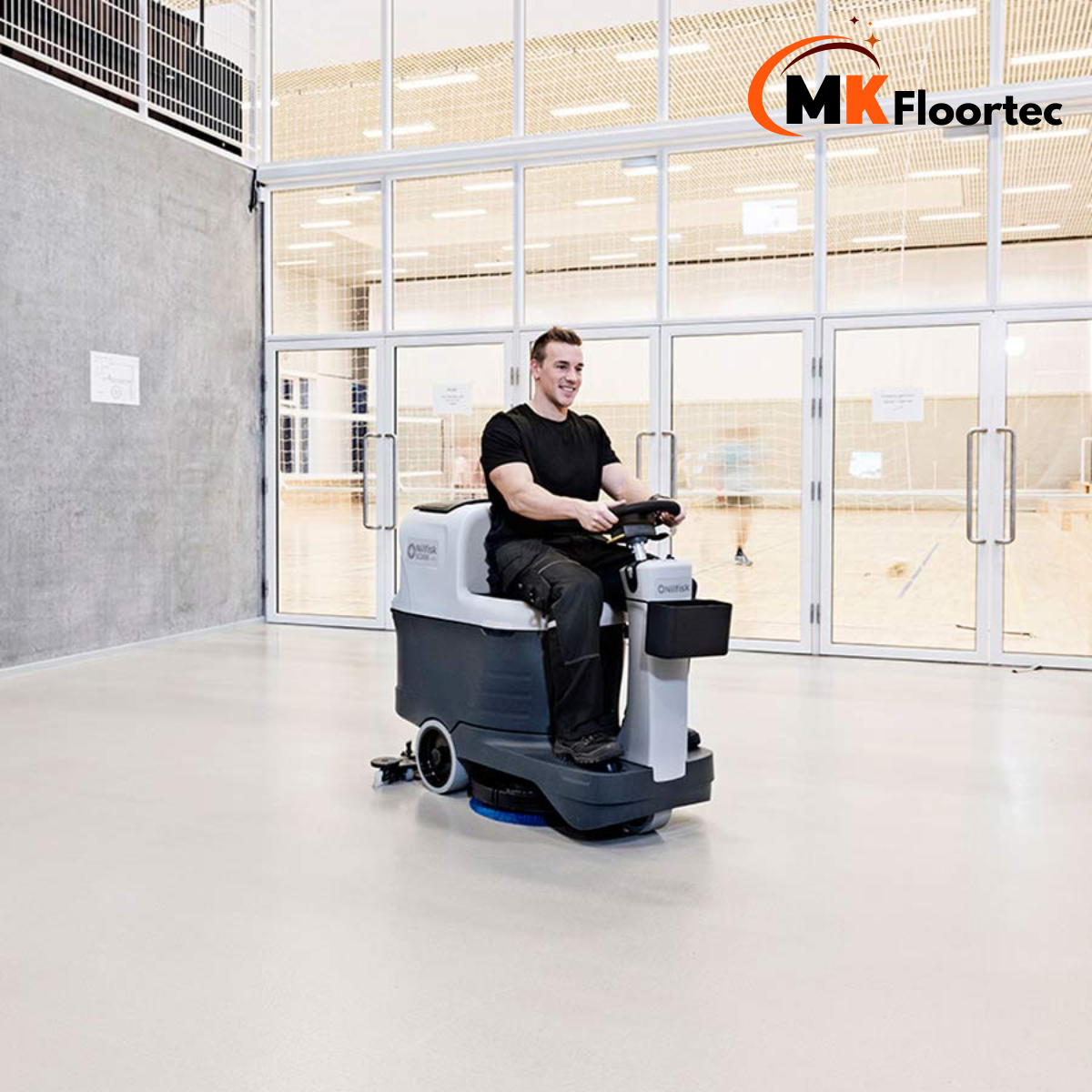 Nilfisk SC2000 Industrial Micro Ride On Floor Scrubber Dryer