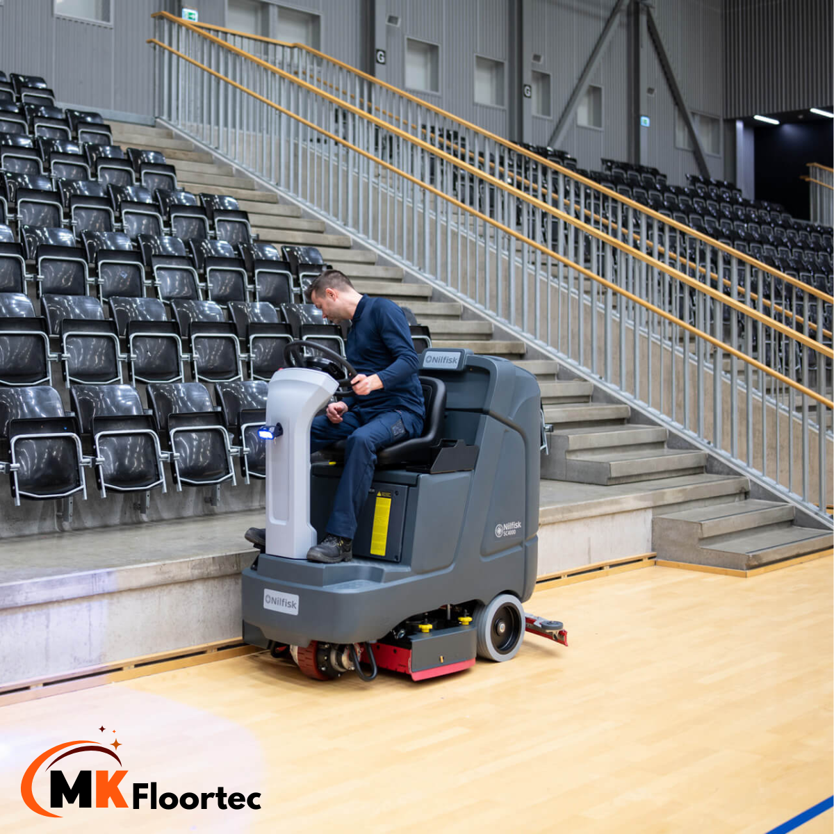 Nilfisk SC4000 Industrial Ride-On Floor Scrubber Dryer