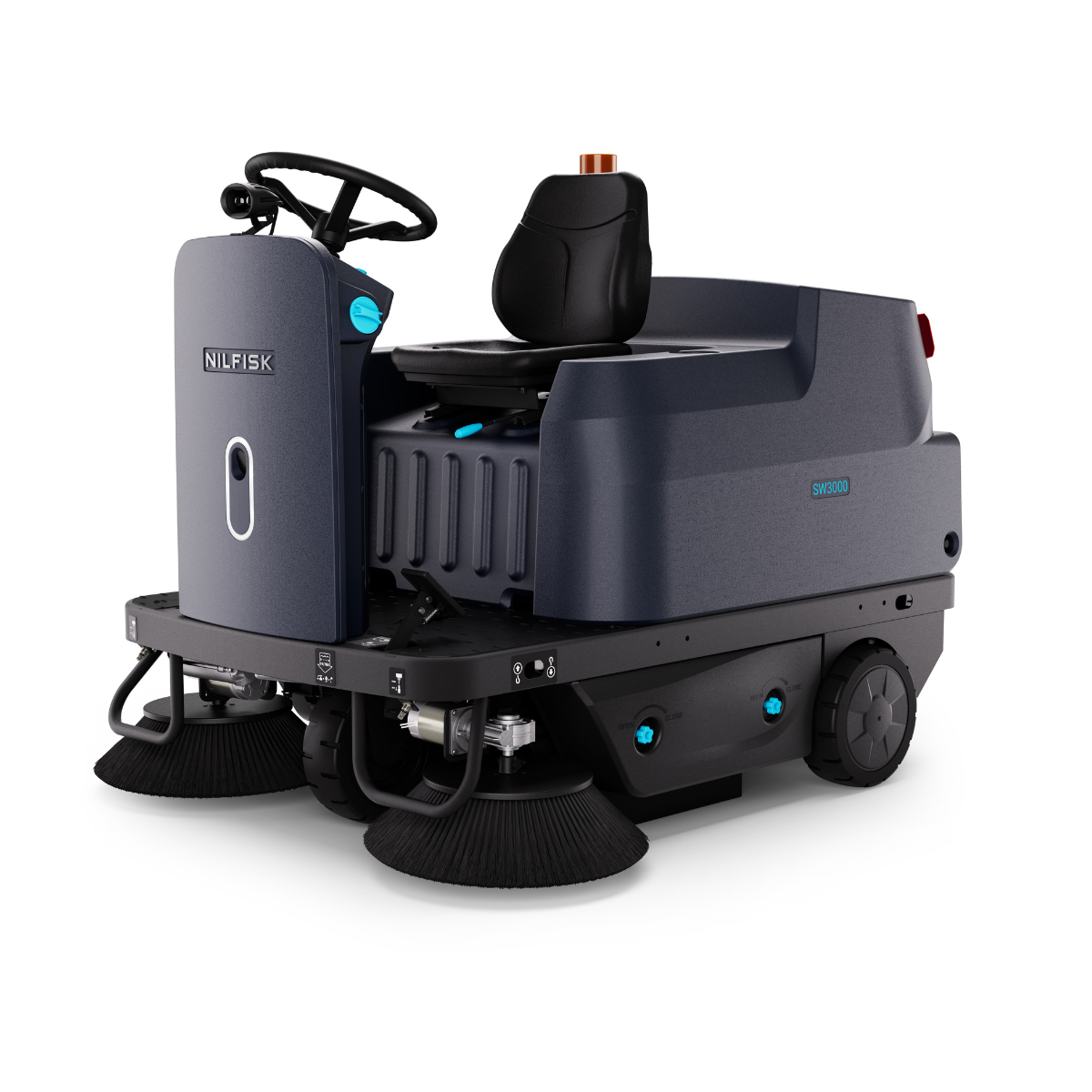 Nilfisk SW3000 Industrial Ride-On Sweeper