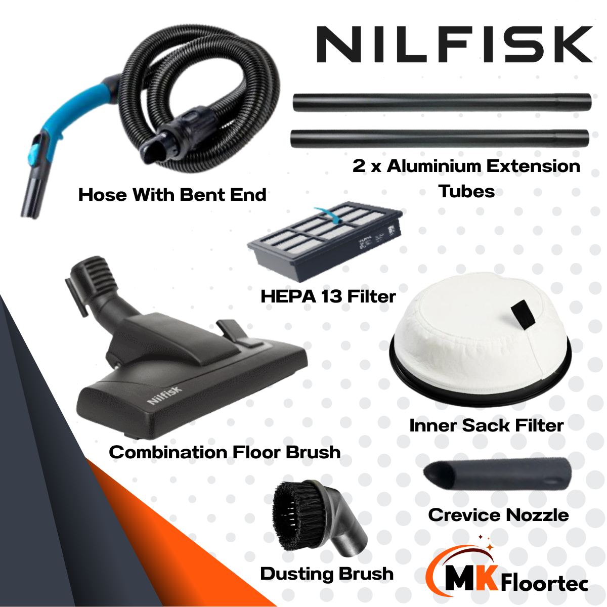 Nilfisk VP400 HEPA Cylinder Vacuum Cleaner