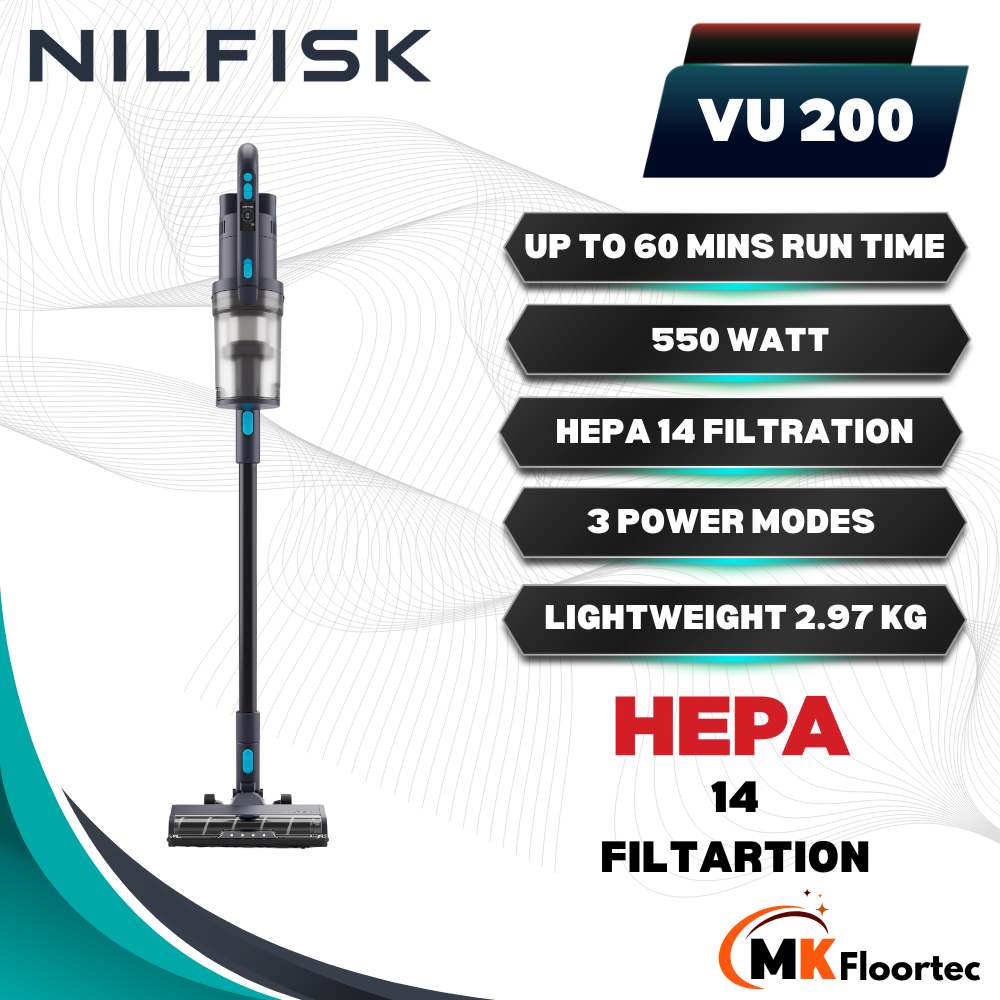 Nilfisk VU200 Cordless Stick Vacuum Cleaner 128390175