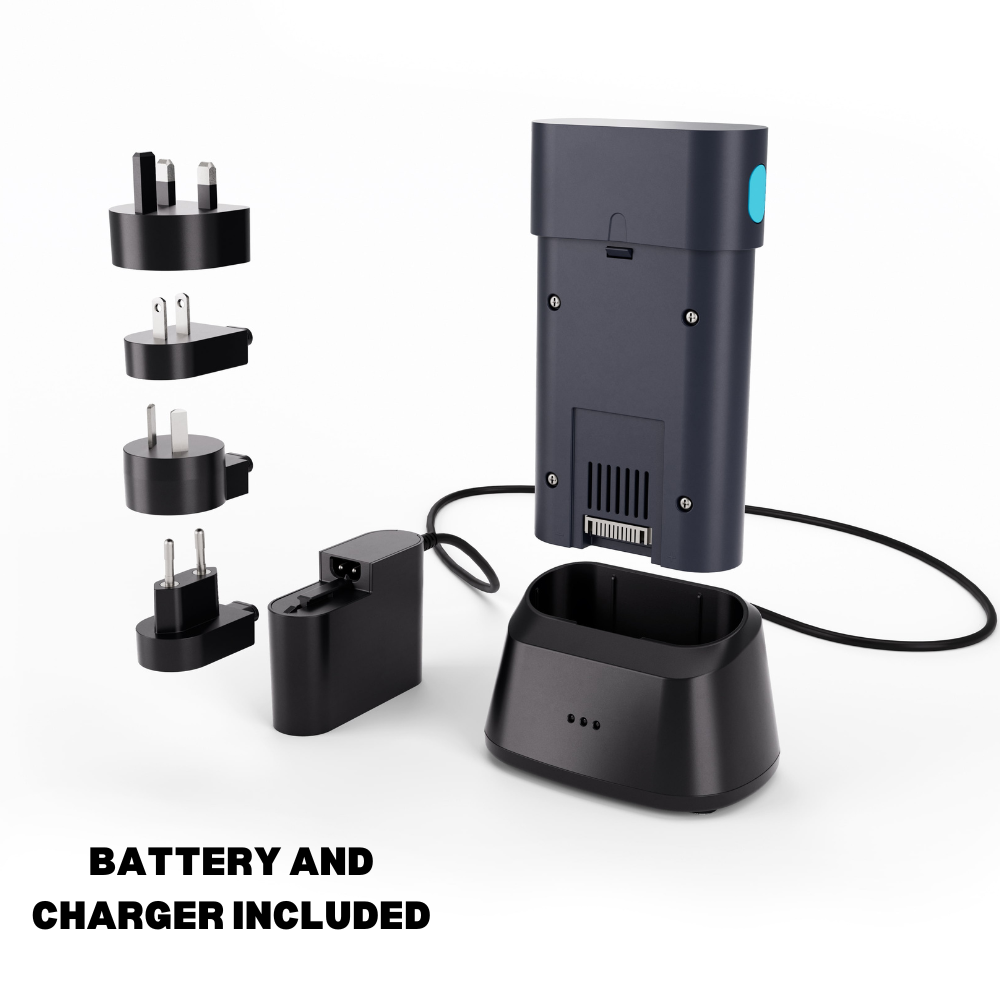 Nilfisk VU200 Cordless Stick Vacuum Cleaner 128390175 charger and battery