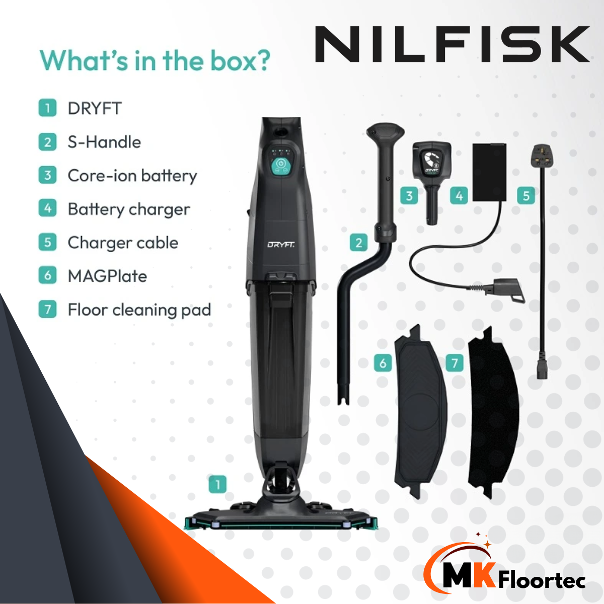Nilfisk DRYFT Compact Floor Scrubber Dryer