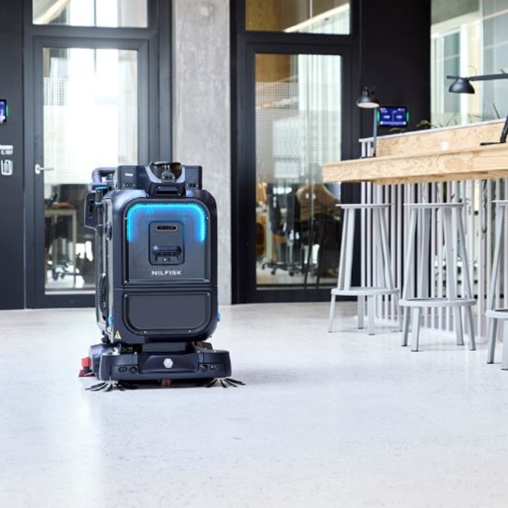 Nilfisk SC25 intelligent robot floor cleaning scrubber dryer