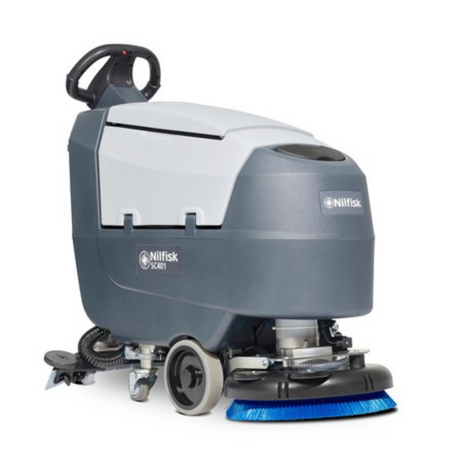Nilfisk SC401 professional scrubber dryer battery powered floor cleaning machine