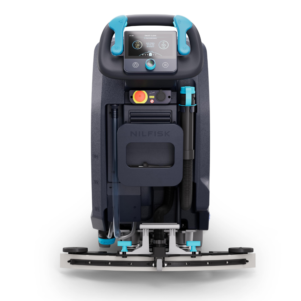 Nilfisk SC550 Scrubber Dryer Battery Powered Cordless Floor Cleaning Machine - M.K. Floortec Services Ltd