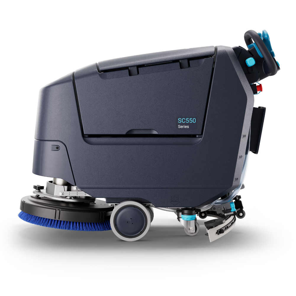 Nilfisk SC550 Scrubber Dryer Battery Powered Cordless Floor Cleaning Machine - M.K. Floortec Services Ltd