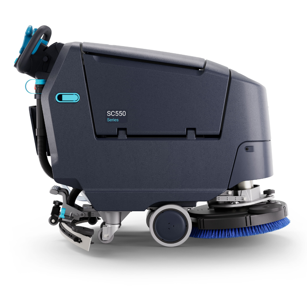 Nilfisk SC550 Scrubber Dryer Battery Powered Cordless Floor Cleaning Machine - M.K. Floortec Services Ltd