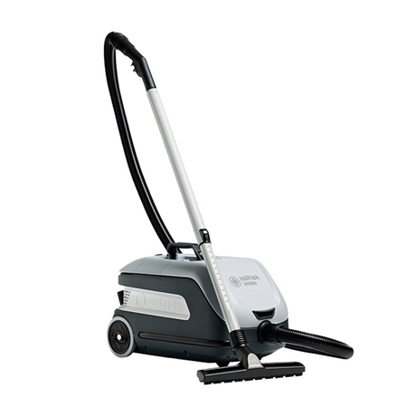 Nilfisk VP600 STD-2 vacuum cleaner. Commercial dry cylinder vacuum.