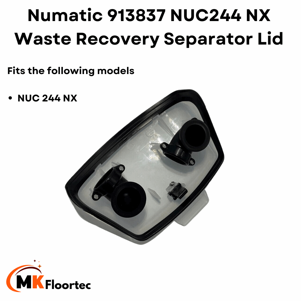 Numatic 913837 NUC244 NX recovery tank separator lid cap
