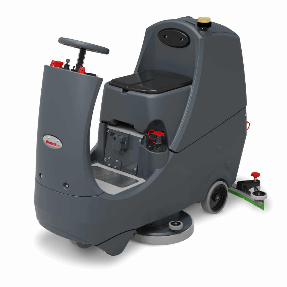 Numatic CRL8072 ride on scrubber dryer floor cleaning machine
