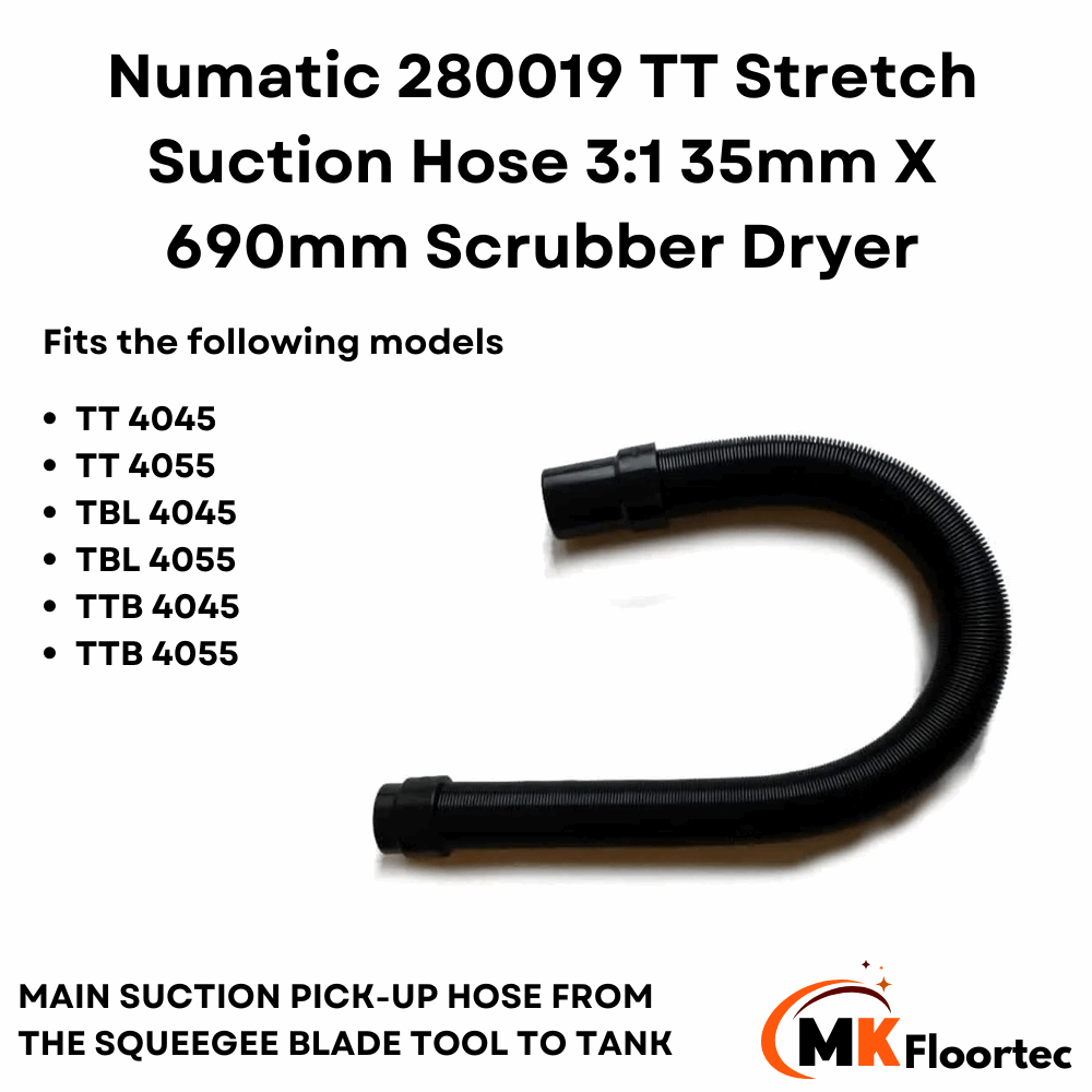 stretch suction hose Scrubber Dryer