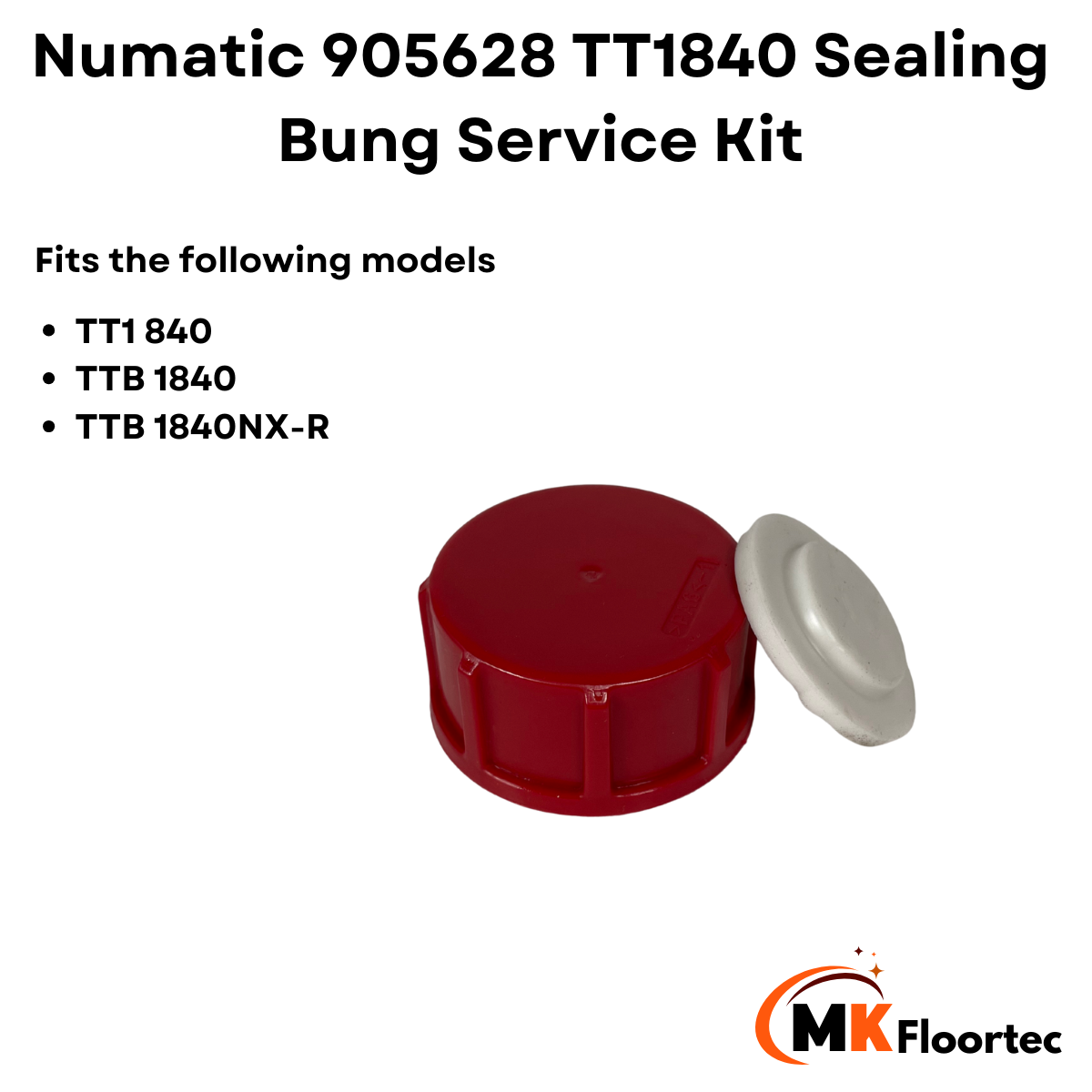 Numatic 905628 TT1840 Sealing Bung Service Kit