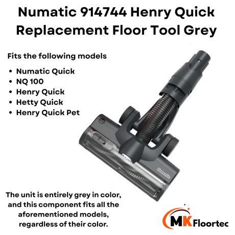 Numatic 914744 Henry Quick Replacement Floor Tool Grey