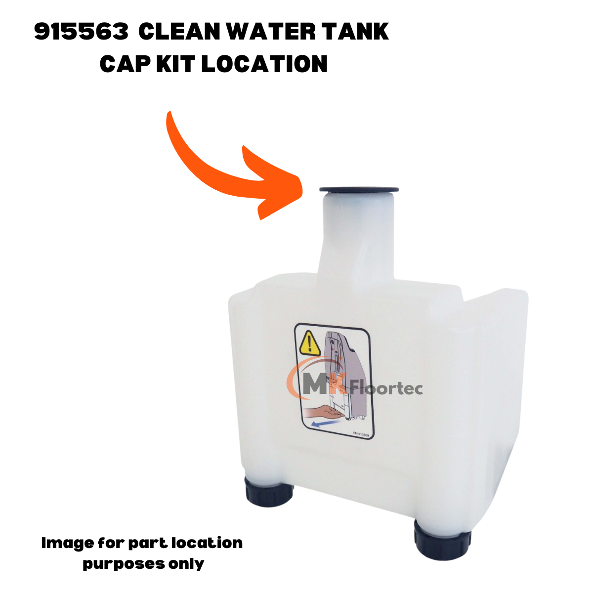 Numatic 915563 244NX - 440NX Clean Water Tank Cap