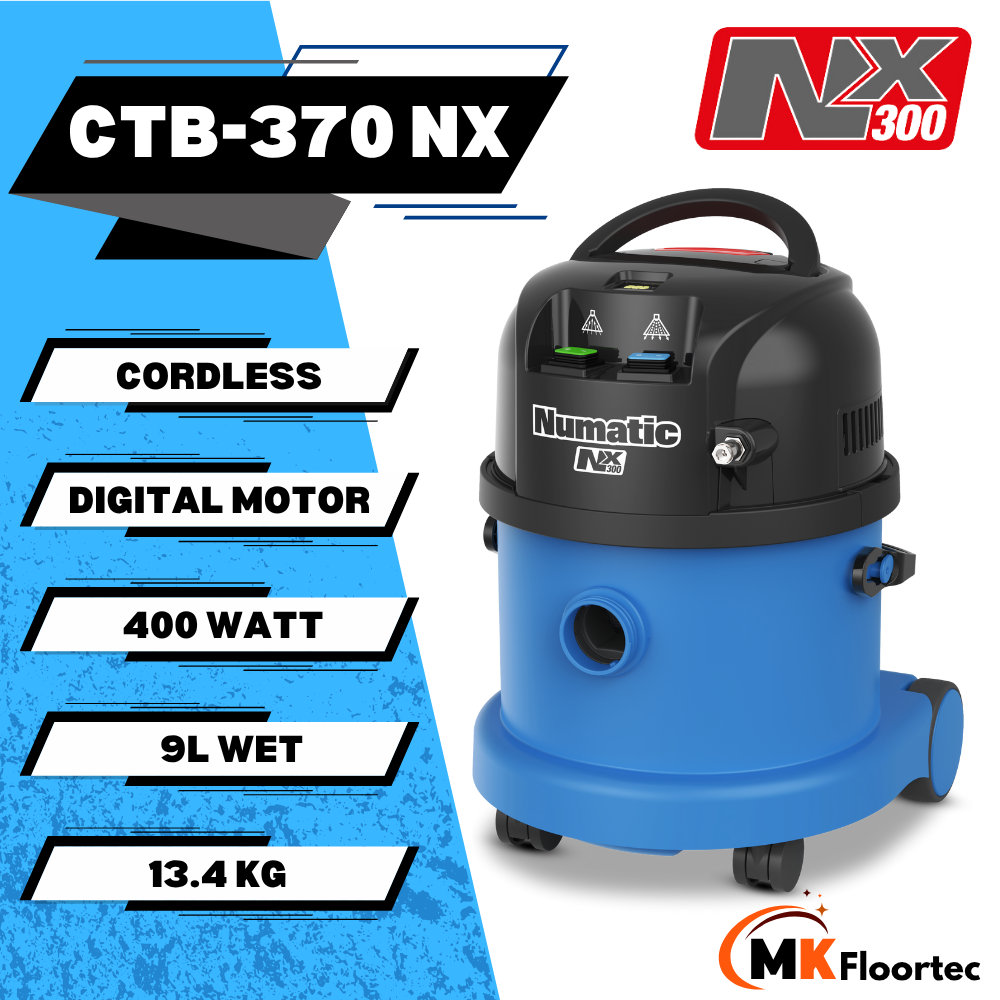 Numatic CTB370NX Cordless Carpet & Hard Floor Extractor