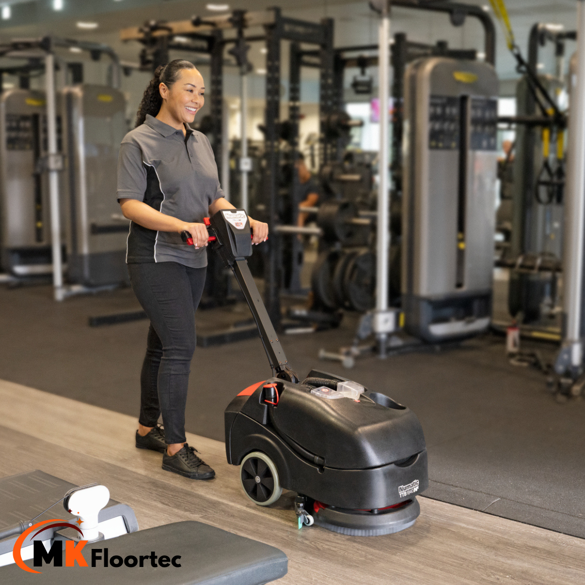 Numatic TTB1840NX-R Floor Scrubber Dryer - Battery Powered