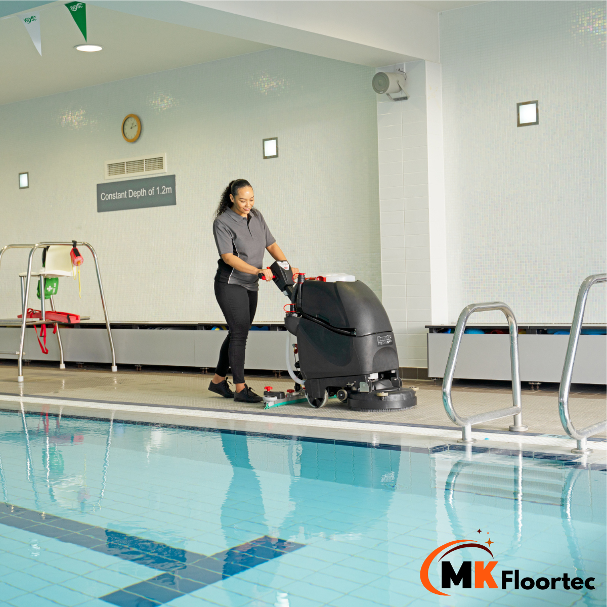 Numatic TTB3045NX-R Floor Scrubber Dryer - Battery Powered