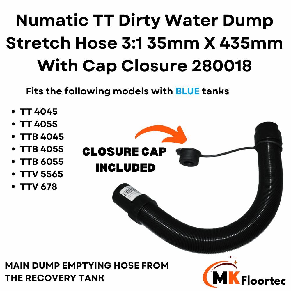Numatic Dirty Water Dump Stretch Hose