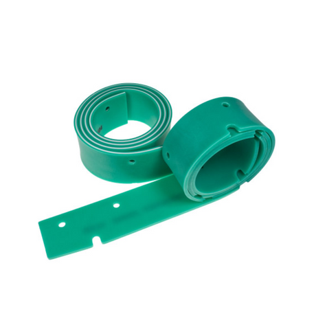 Numatic 900518 TT4045 squeegee blade set, 650mm, featuring durable green polyurethane for front and rear applications.