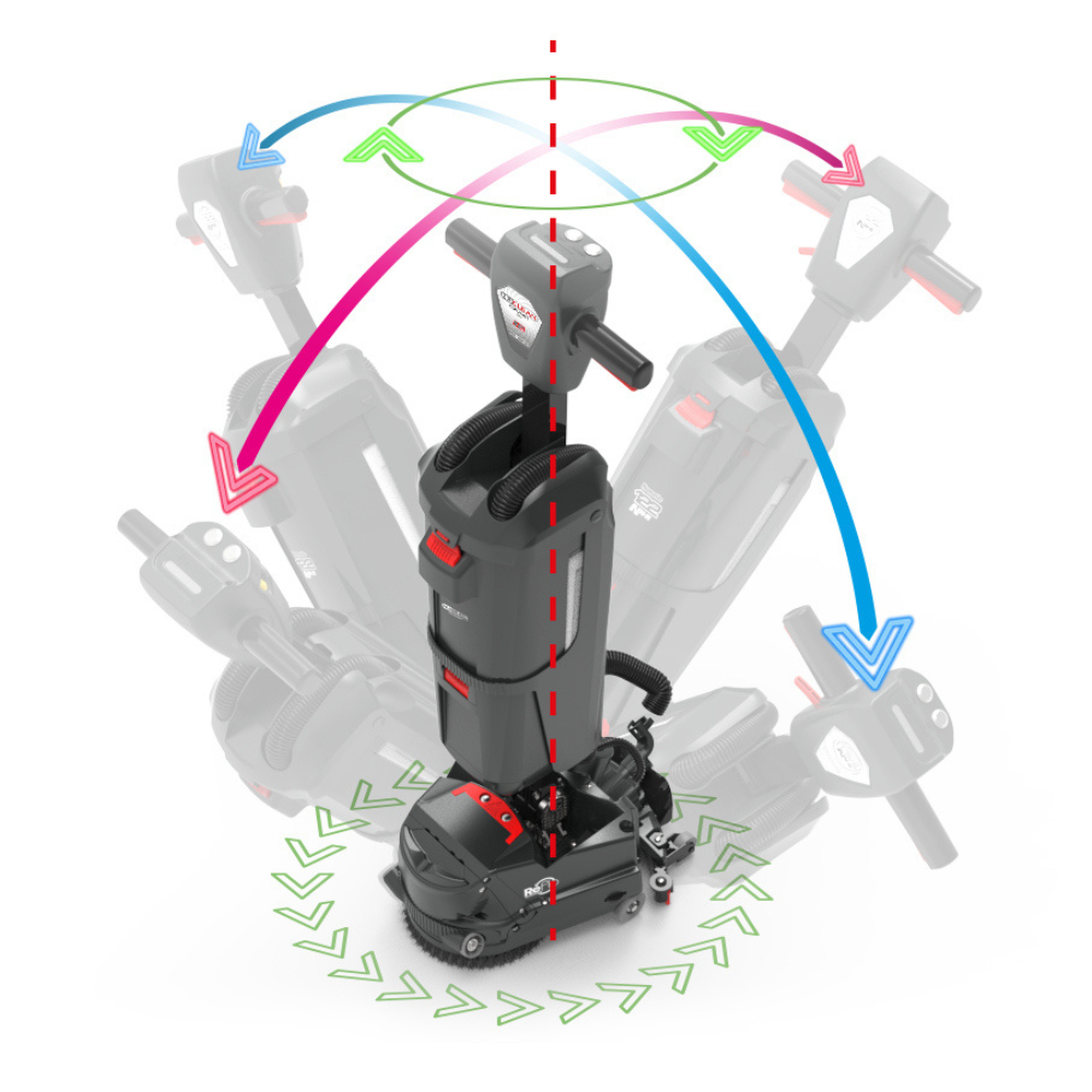 Numatic 220NX Nuclean Compact Floor Scrubber Dryer Machine