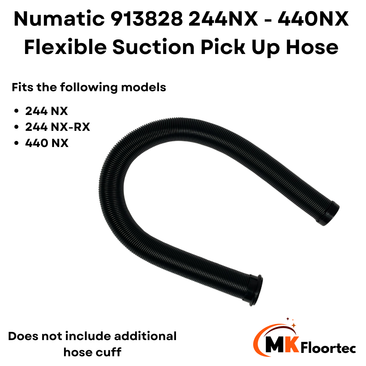 Numatic 913828 244NX - 440NX Flexible Suction Pick Up Hose