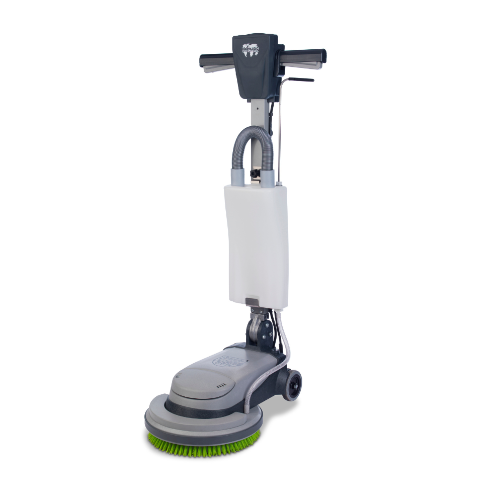 Numatic NLL332 LoLine NuSpeed Rotary Floor Scrubbing Machine designed for efficient floor cleaning and maintenance.