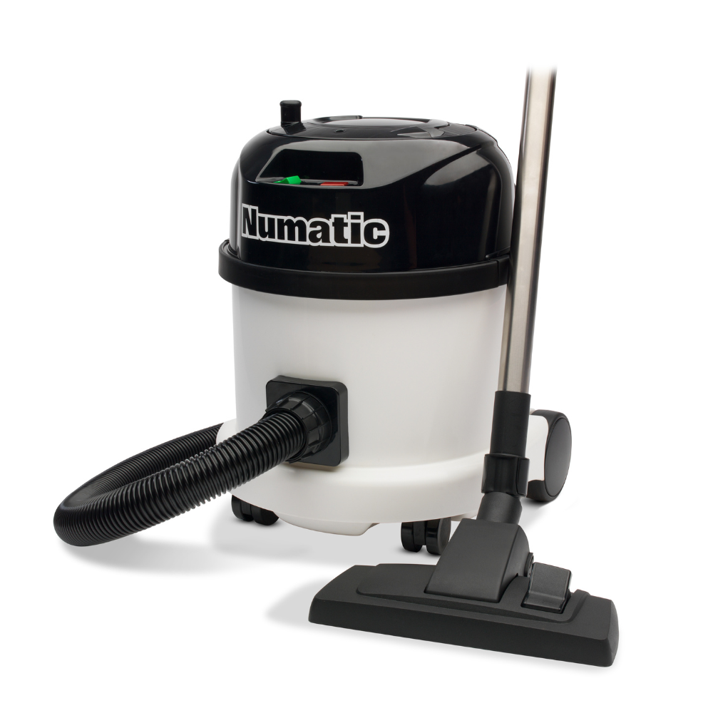 Numatic PPH320 H13 Hepa filtration cylinder vacuum cleaner, specifically designed for maintaining clean room environments.