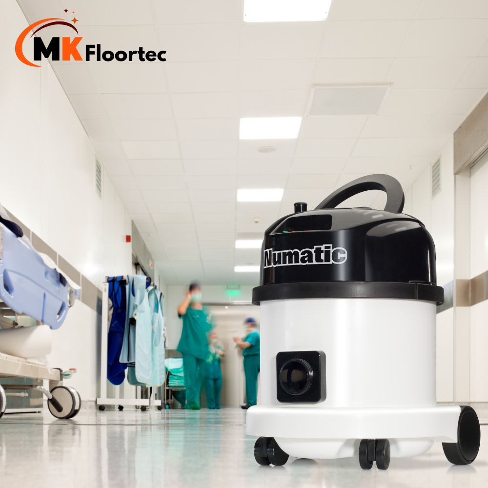 Numatic PPH320 H13 Hepa Vacuum Cleaner, ideal for healthcare and clean rooms, offers 99.9% filtration for superior cleanliness.