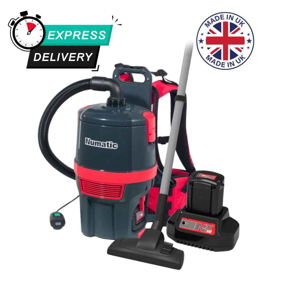 Numatic RSB150NX Cordless Back Pack Vacuum Cleaner RuckSack Vac NX300 Battery powered
