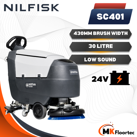 Nilfisk SC401 scrubber dryer specification