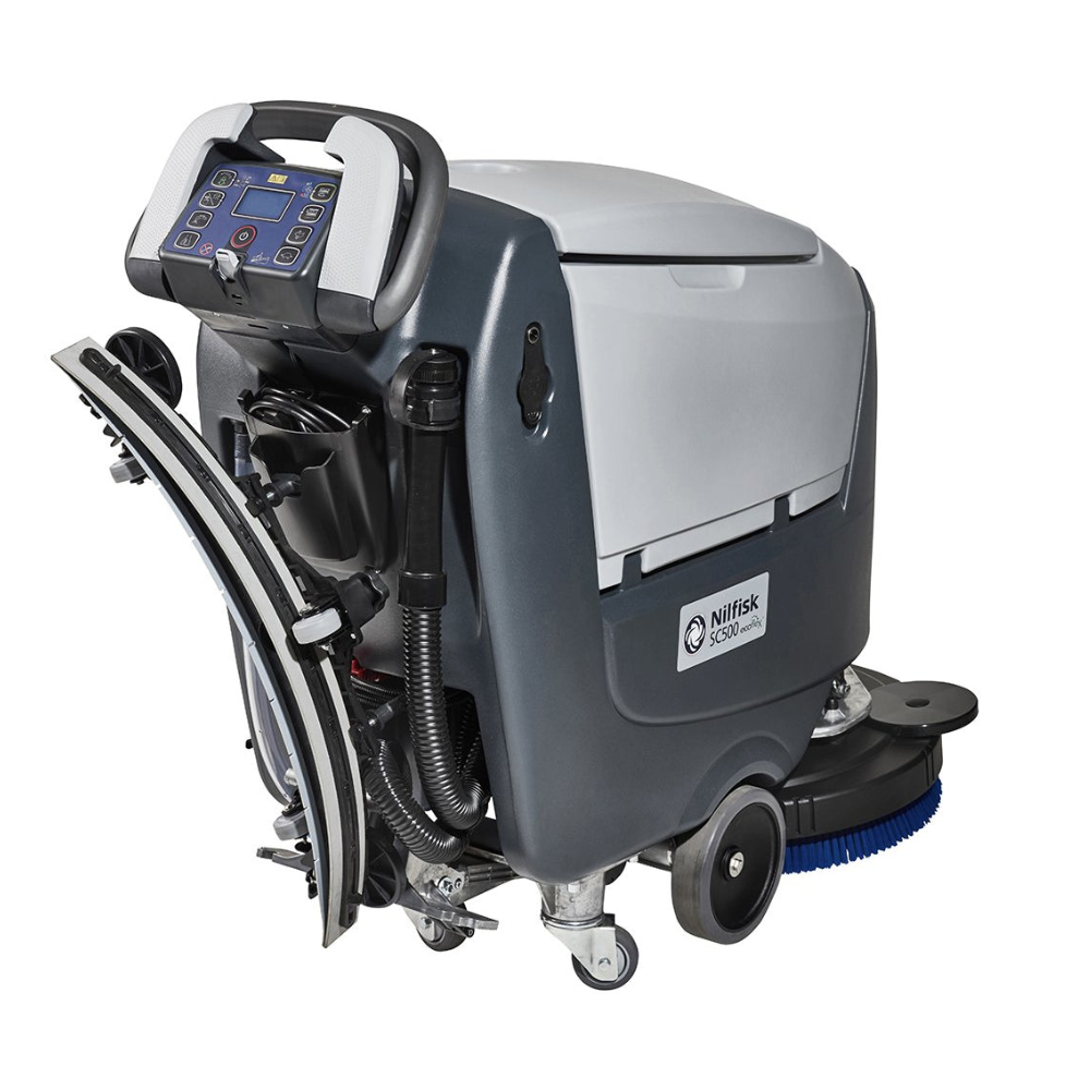 Nilfisk SC500 53B Scrubber Dryer Battery Powered Cordless Floor Cleaning Machine - M.K. Floortec Services Ltd