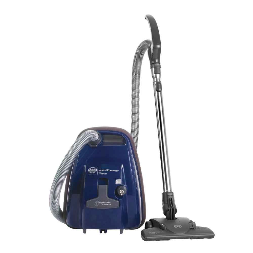 SEBO AIRBELT K1 Komfort ePower Blue Cylinder Vacuum Cleaner 92664GB